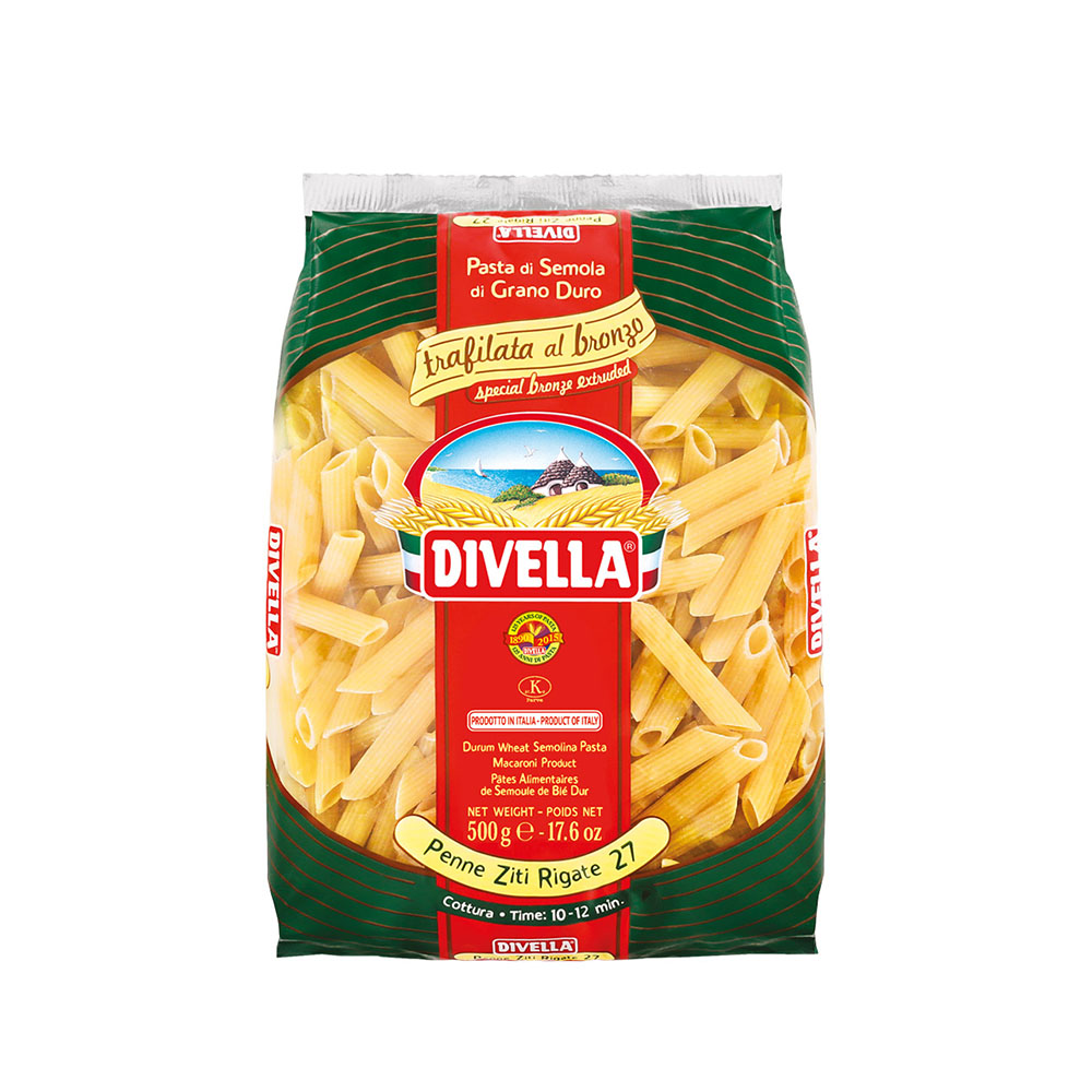 27 – Bronze Extruded Pasta Penne Ziti Rigate