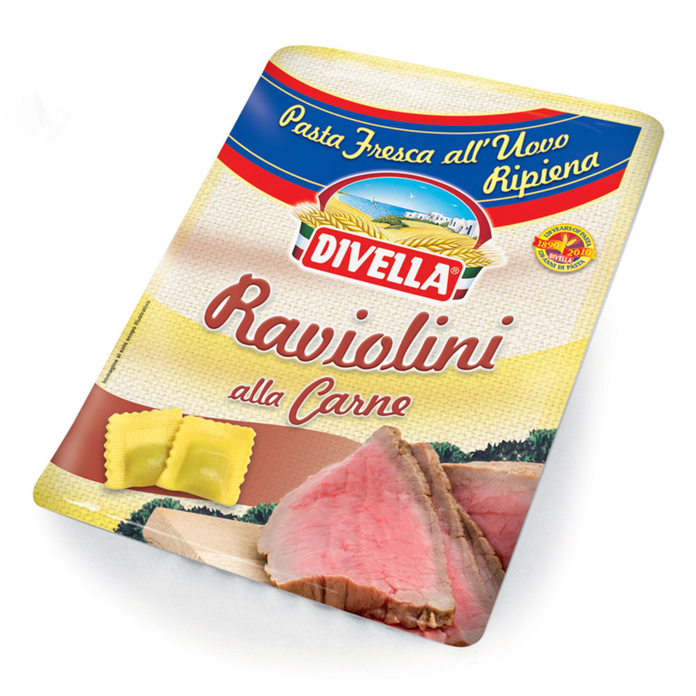 Raviolini with meat filling