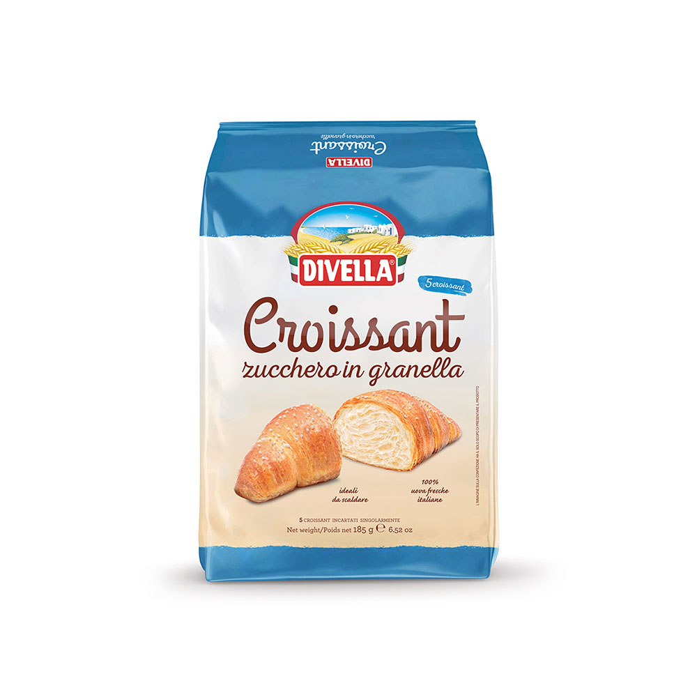 Croissants con Granella di Zucchero 5 pezzi