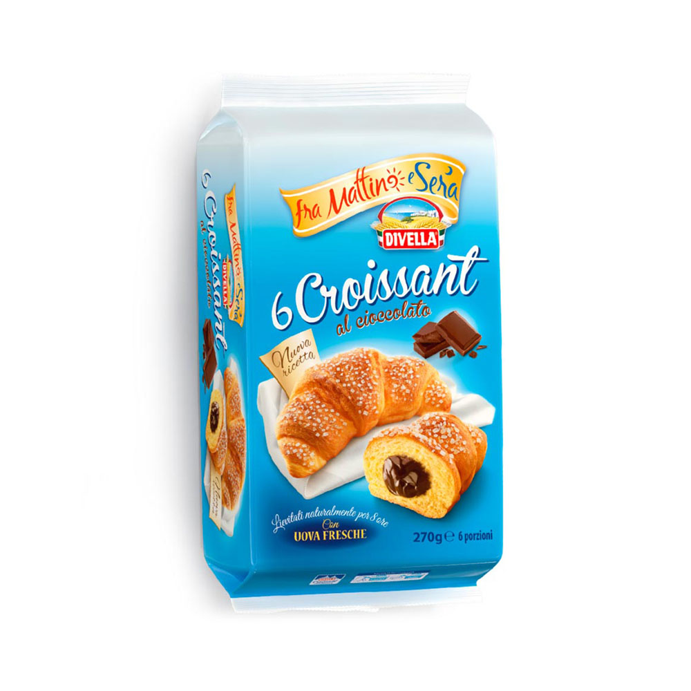 Croissants al Cioccolato 6 pezzi