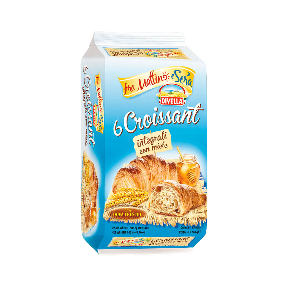 Croissants Integrali con Miele 6 pezzi