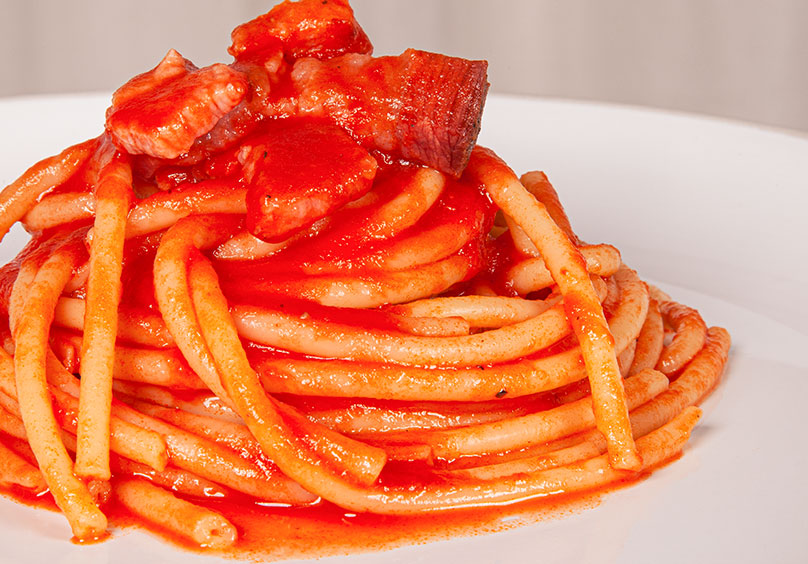 Bucatini with Amatriciana Sauce