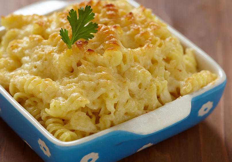 Fusilli with four cheeses