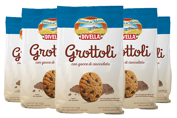 Biscotti Frollini Grottoli Gocce di Cioccolato