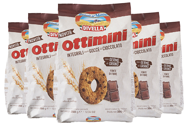 Ottimini Integrali con Gocce di Cioccolato