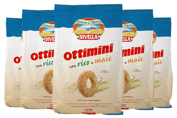 Ottimini cookies with rice and corn