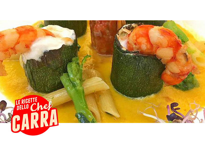 Gourmet Pennette with turnip and yellow peppers cream | Ricetta dello chef Carra