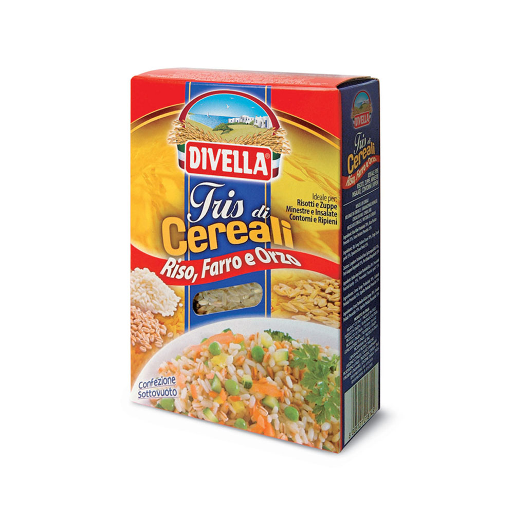 Tris Cereali Riso Farro e Orzo Divella