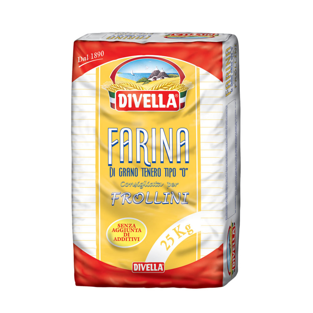 Flour Type 0 for Frollini Biscuits </br> 25 Kg