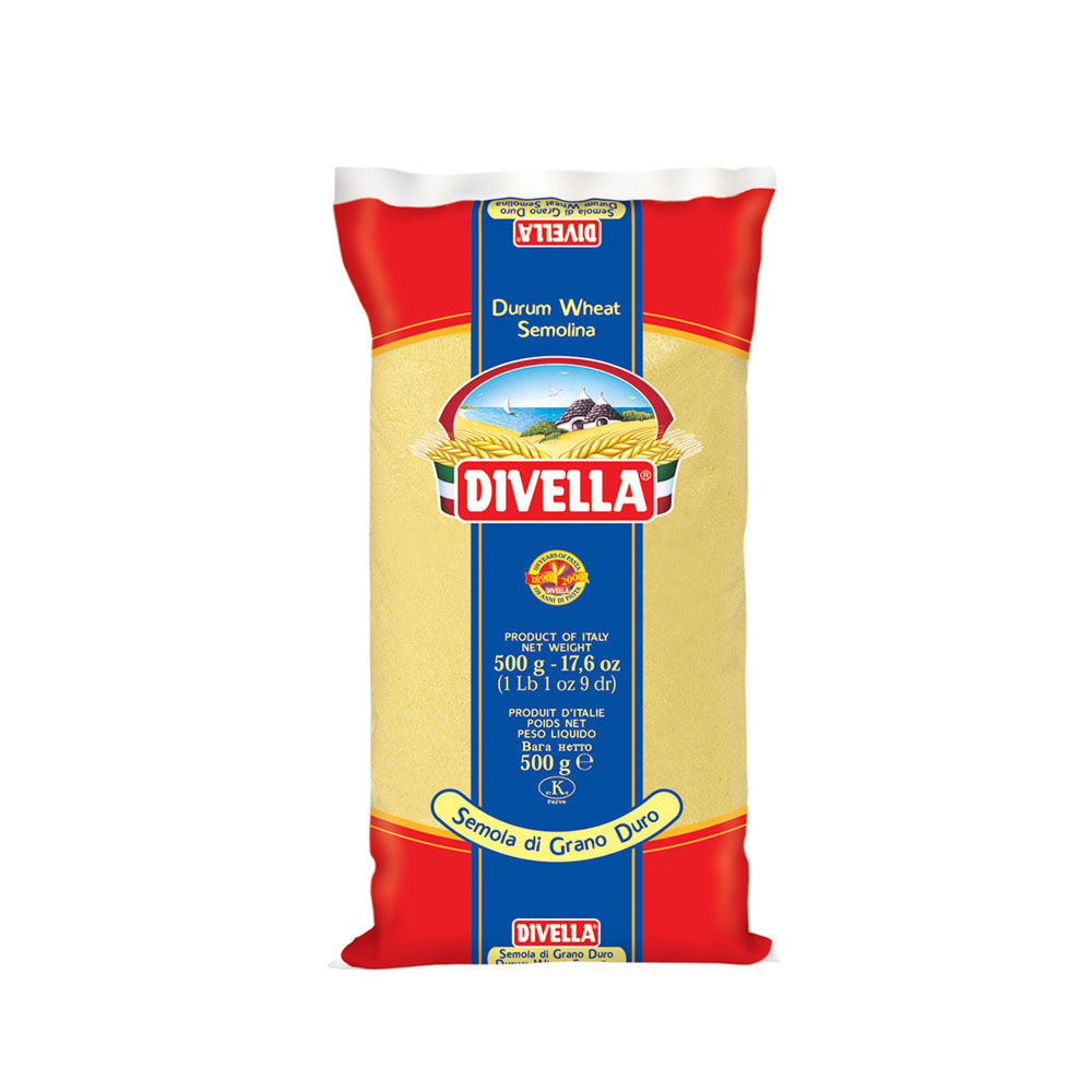 Semola di Grano Duro Rimacinata 500 g - Divella