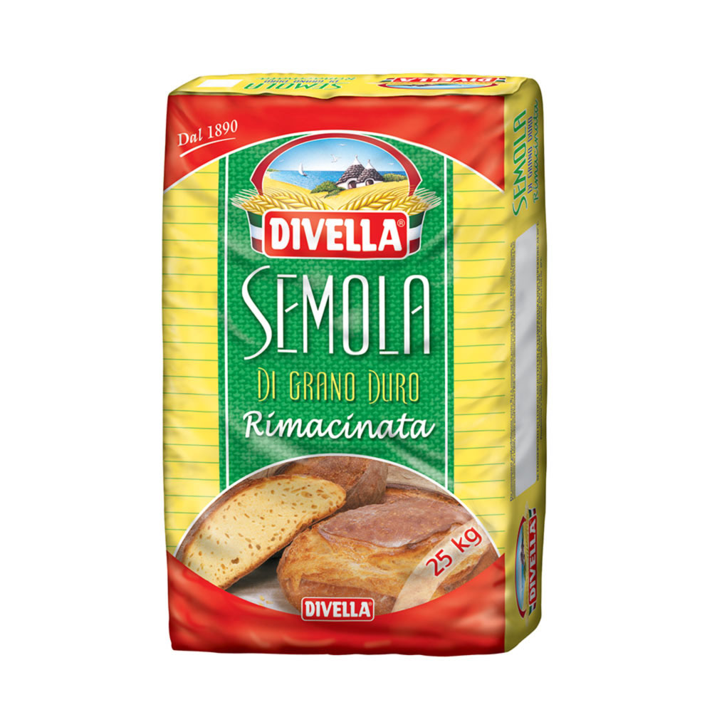 SABATO PIGNATIELLO S.R.L - CA.ME.MA: SEMOLA RIMACINATA DI GRANO DURO  ITALIANO 25 Kg.