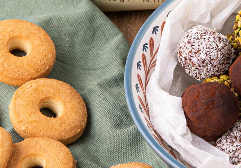 Tartufini di biscotti e cioccolato