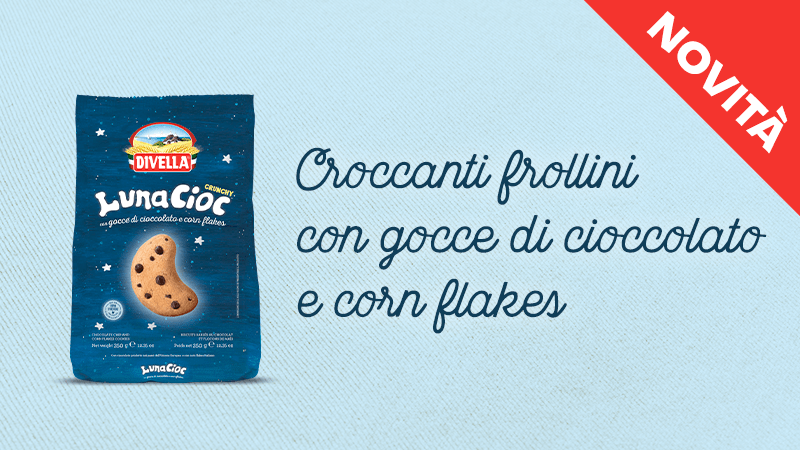 Arriva una gustosa novità: i LunaCioc con gocce di cioccolato e corn flakes!