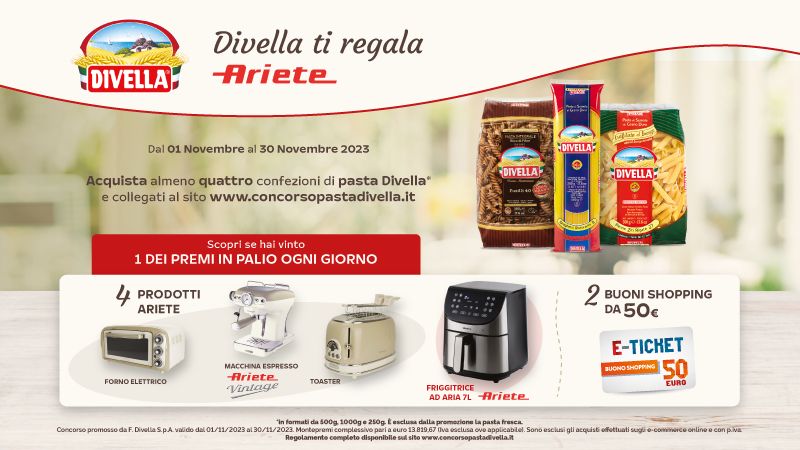 Divella ti regala Ariete