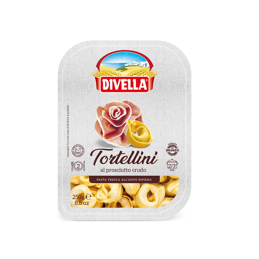 Tortellini al Prosciutto Crudo Trafilati al Bronzo 250g