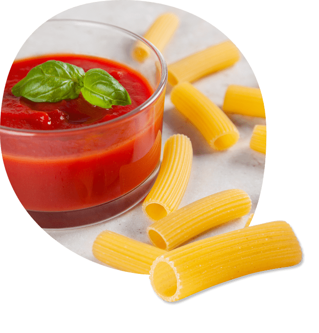 image of pasta with sauce Divella