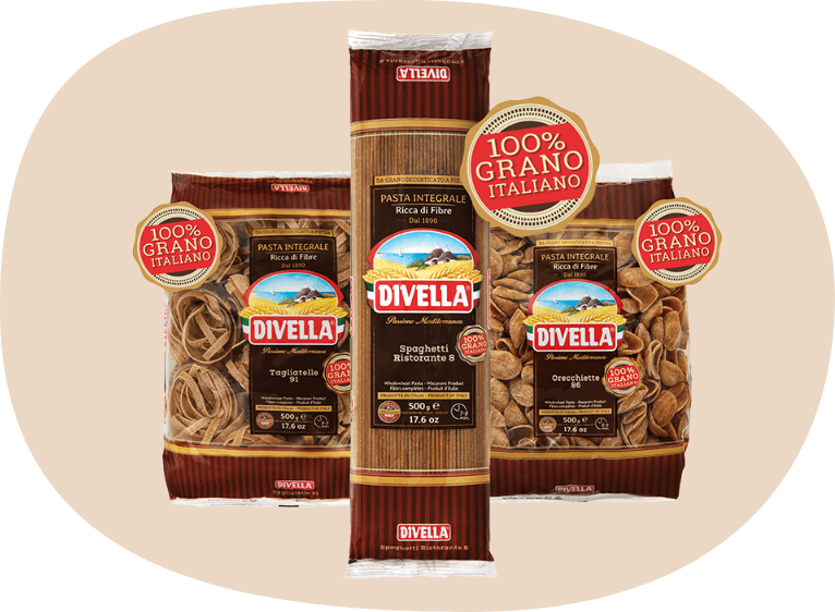 Spaghetti integrali Divella – linea completa, 100% grano italiano