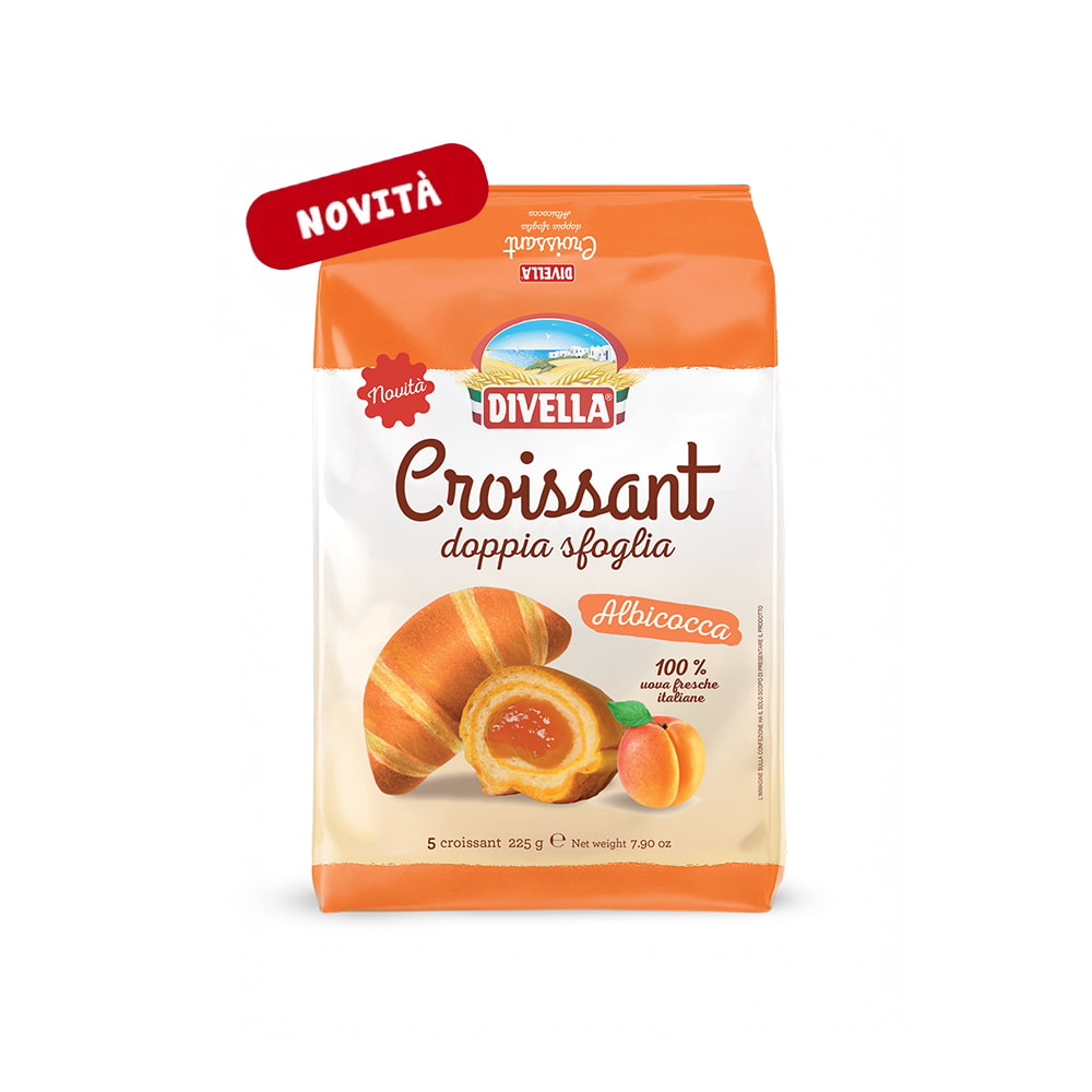 Croissants doppia sfoglia all’albicocca 5 pezzi