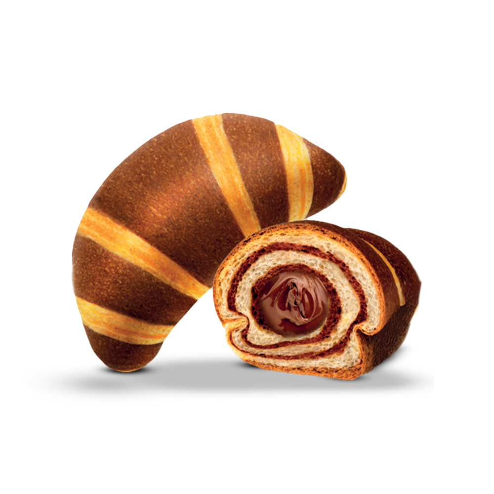 Croissants doppia sfoglia al cioccolato 5 pezzi